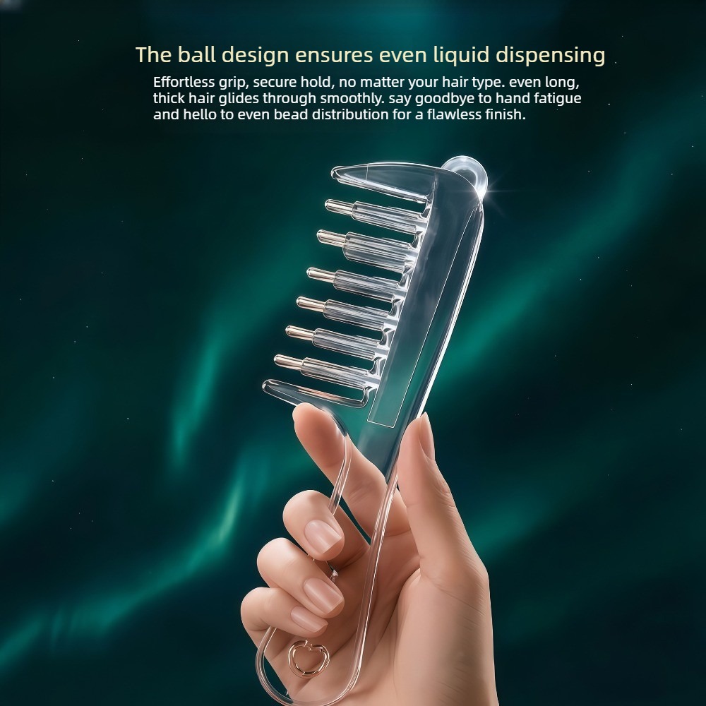 휴대용 투명 헤어 뿌리 빗, 액체 도포용 빗, 두피 마 - Root Stimulator Liquid 리뷰 및 가격