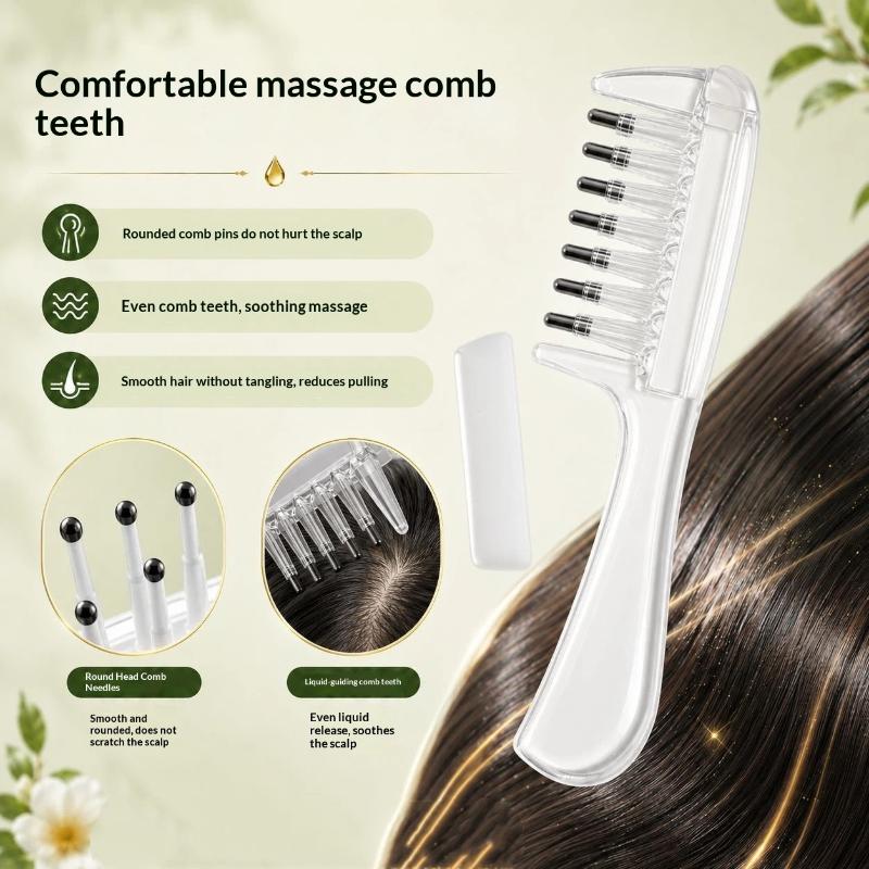 새로운 휴대용 투명 헤어 뿌리 빗, 액체 도포용 빗,  - Root Stimulator Liquid 리뷰 및 가격